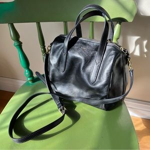 Black Fossil Sydney Satchel
